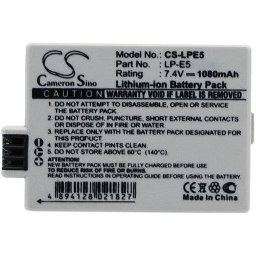 Canon EOS Rebel XSi EF-S 18-55IS Kit Battery