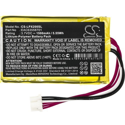 LG XBOOM Go PL2 Battery