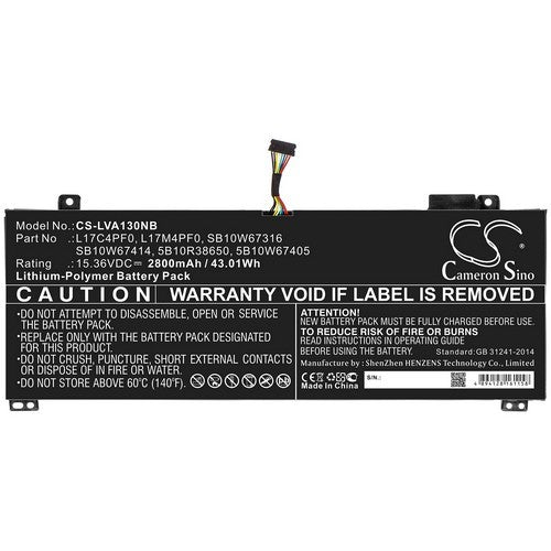 CS-LVA130NB Battery