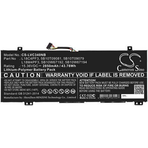 Lenovo L18M4PF3 Battery