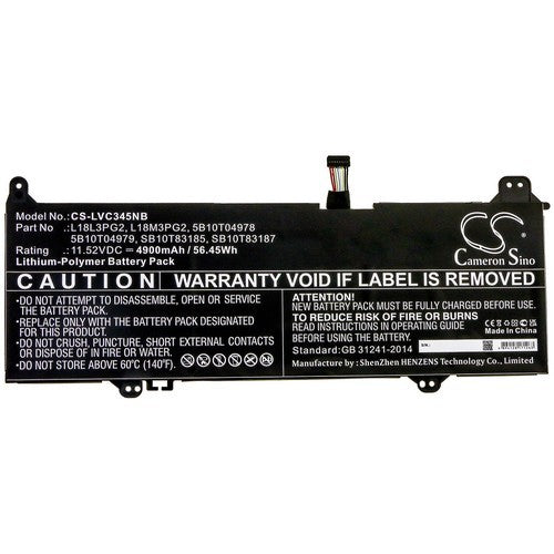 Lenovo 5B10T09111 Battery