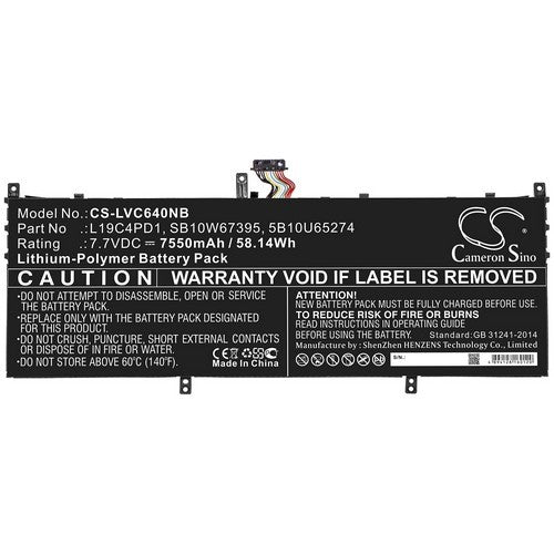 Lenovo L19D4PD1 Battery