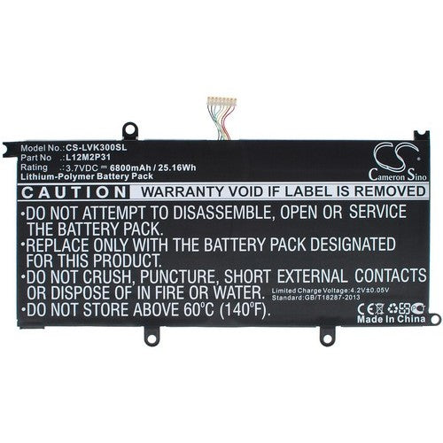 Lenovo K3011w 11.6 Battery