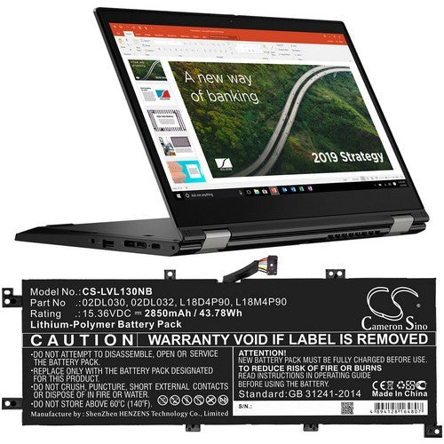 Lenovo ThinkPad L13 Yoga-20R6S1R300 Battery