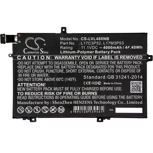 Lenovo L17M3P53 Battery