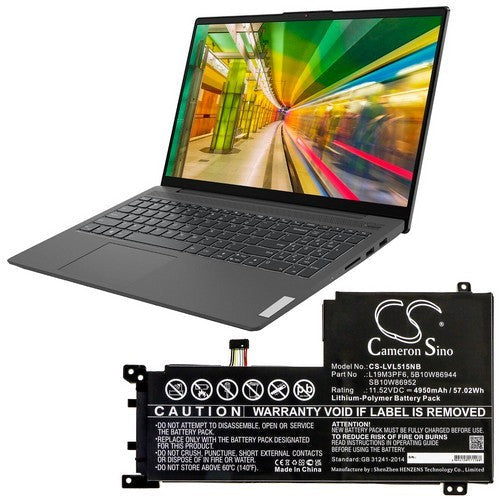 Lenovo IdeaPad 5-15IIL05 81YK003VMZ Battery