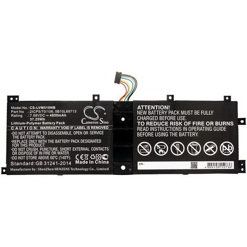 Lenovo miix 510-12ISK 80U1 Battery