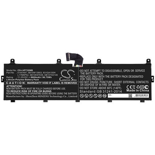 CS-LVP720NB Battery