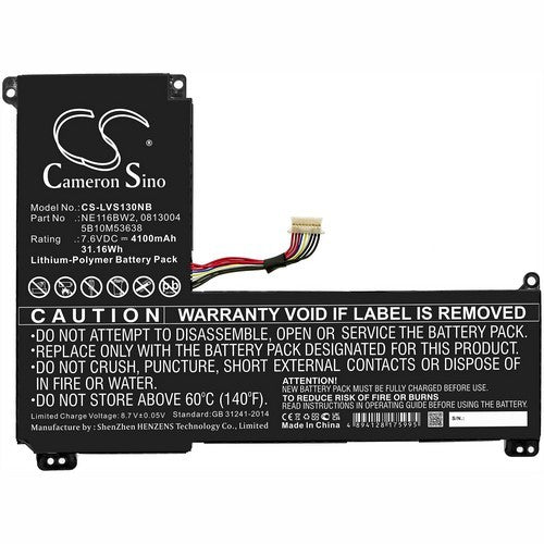 Lenovo Ideapad S130-11igm Battery