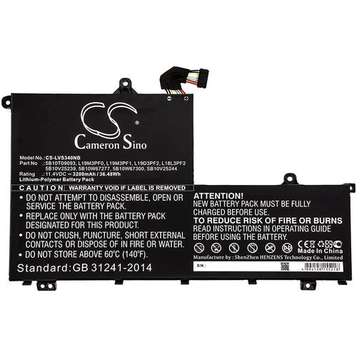 Lenovo L19D3PF2 Battery