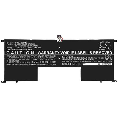 CS-LVS940NB Battery
