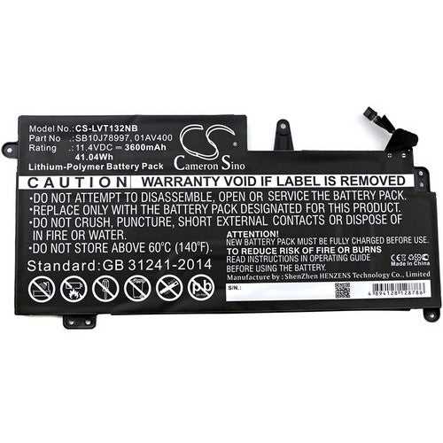 Lenovo ThinkPad S2 2018(0PCD) Battery