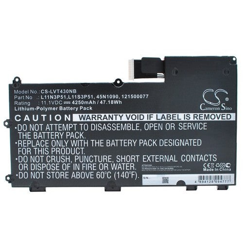 Lenovo LC P/N 121500077 Battery