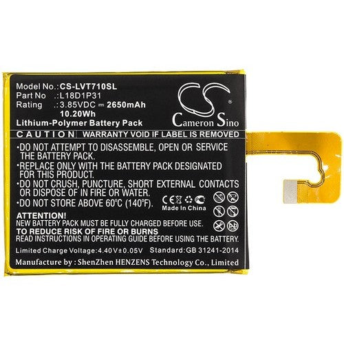 CS-LVT710SL Battery