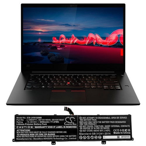 Lenovo ThinkPad X1 Extreme Gen 3 20TK Battery