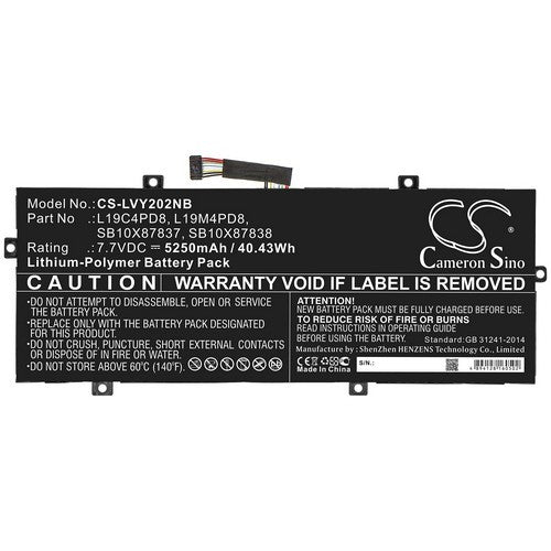 Lenovo L19M4PD8 Battery