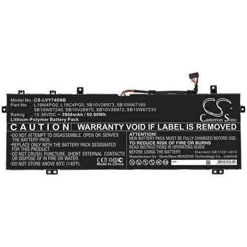 Lenovo L19C4PG0 Battery