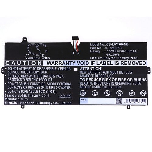 Lenovo Yoga 900-13ISK (80SD002VGE) Battery