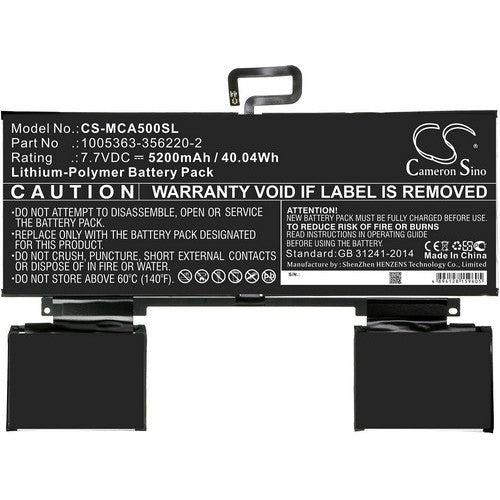 Microsoft Surface A50 Battery