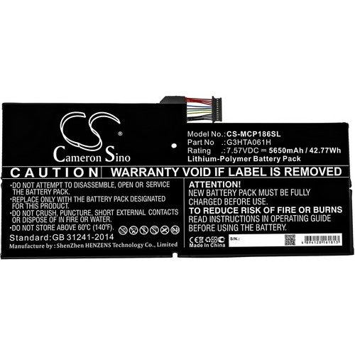 Microsoft G3HTA061H Battery