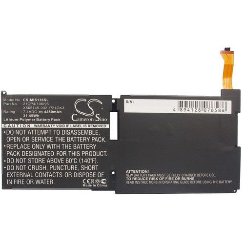 Microsoft MS991109-ZZP12G01 Battery