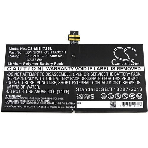 Microsoft G3HTA027H Battery