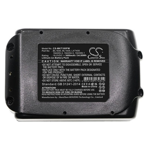 Makita LXPK01Z Battery
