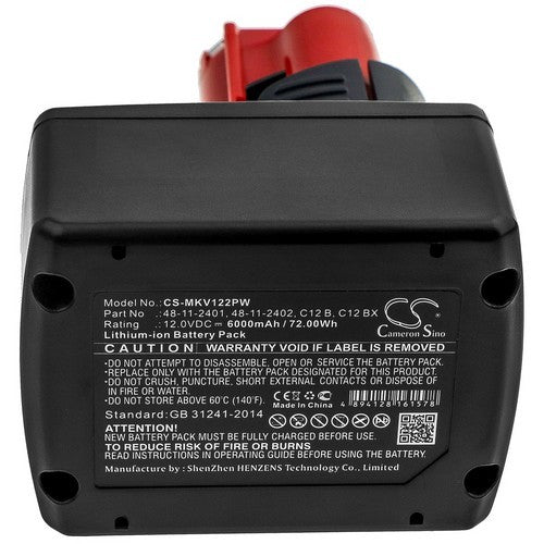 Milwaukee M12 HPT Battery