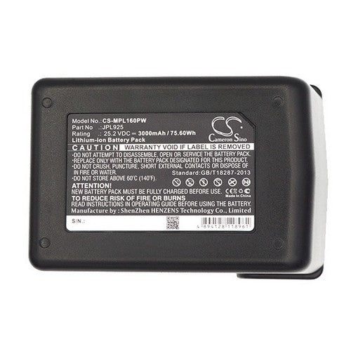MAX JPL925 Battery