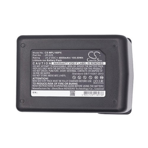 MAX JPL925 Battery
