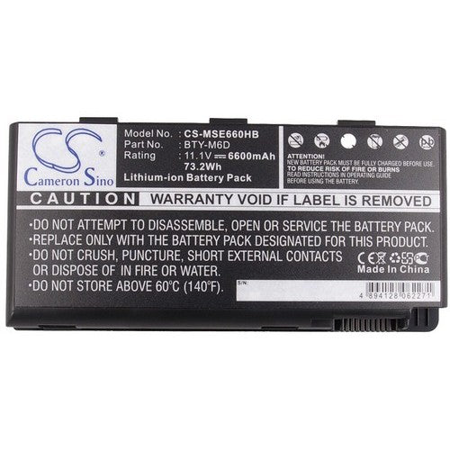 Medion Erazer X6813 Battery