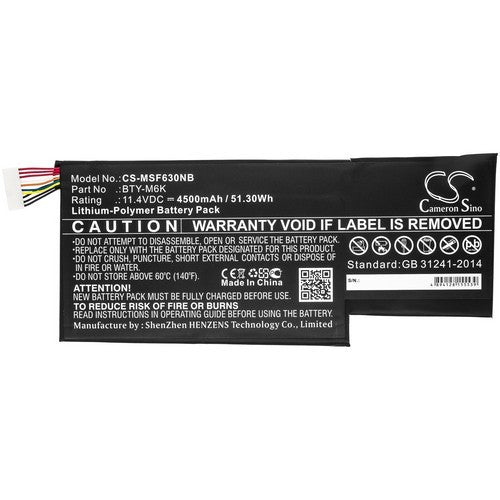 MSI GF75-THIN-8RD-201NZ Battery