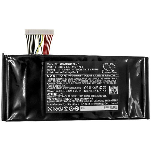 MSI GT72 2QE-411JP Battery