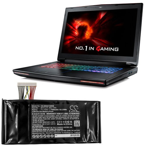 MSI GT72VR 6RD Dominator Battery