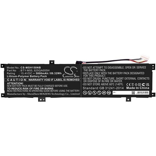 MSI Alpha 15 B5EEK Battery