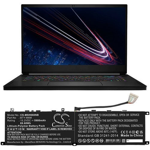 CS-MSH660NB Battery
