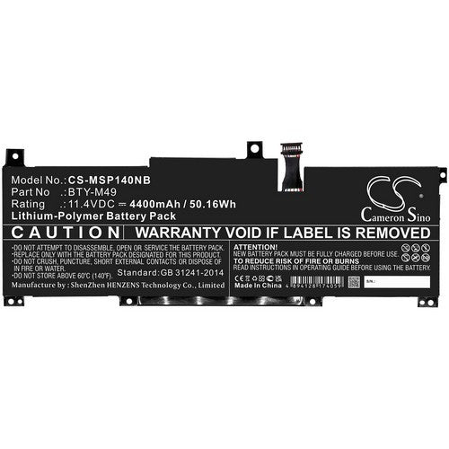 Modren Battry MSI Modern 14 B11MW(MS-14D2) Battery – Compatible Replacement