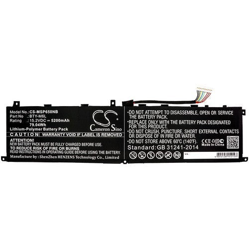 MSI PS63 Battery