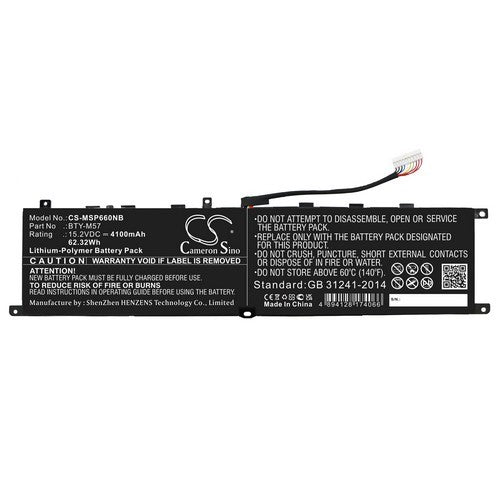 MSI GP66 Battery