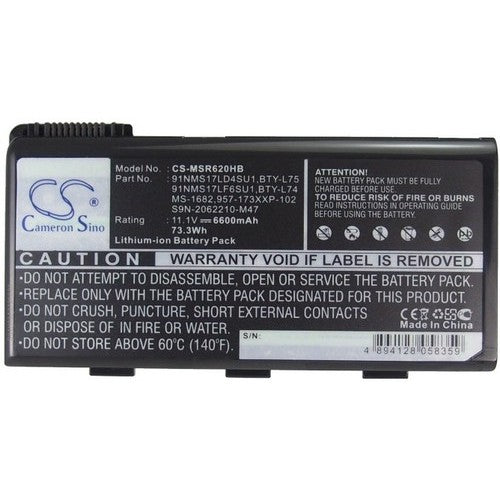 CS-MSR620HB Battery