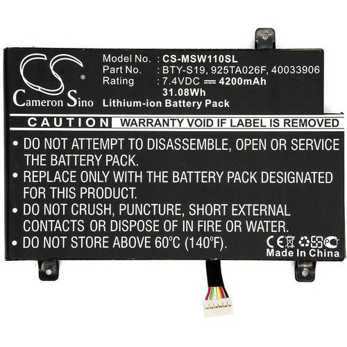 MSI WindPad 110W-014US Battery