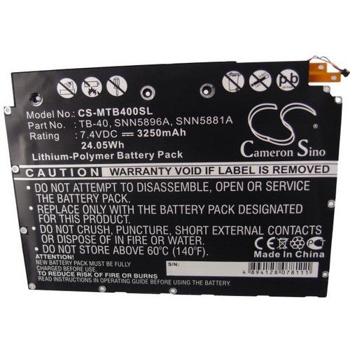Motorola XOOM MZ603 Battery