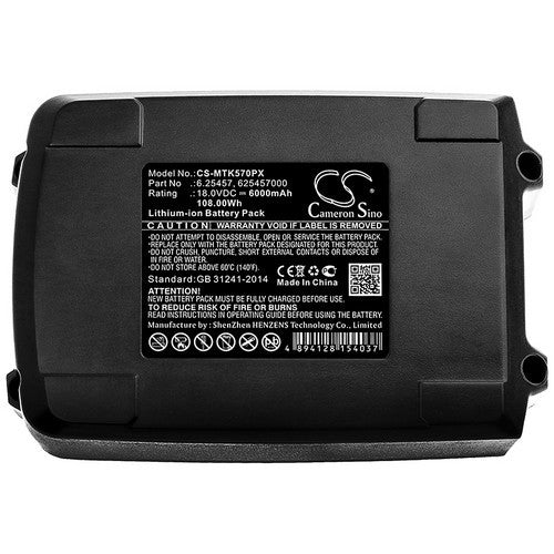 Metabo BF 18 LTX 90 600321850 Battery