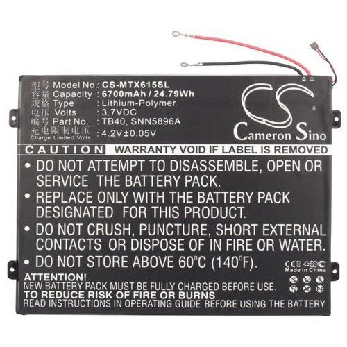 Motorola L-L-L DC110510 Battery