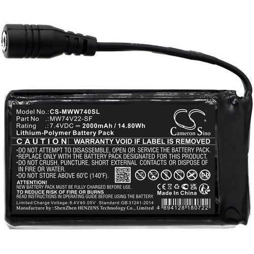 Mobile Warming Mobile Warming 7.4V Primer Battery