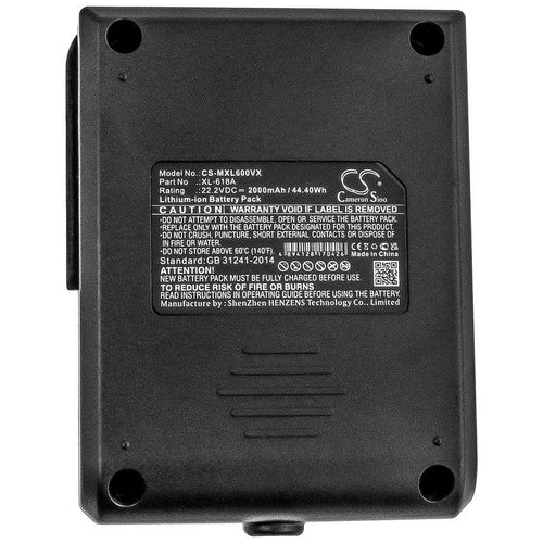 CS-MXL600VX Battery