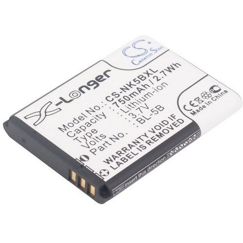 VIVITAR V8027 Battery