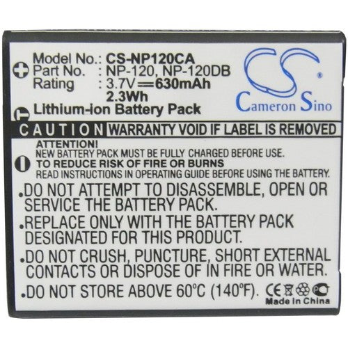 Casio Exilim EX-ZS10PK Battery