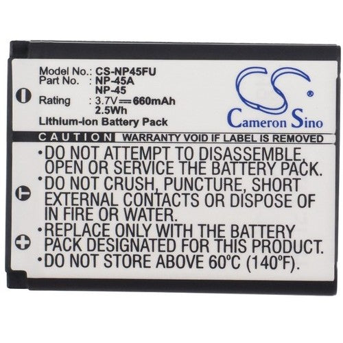 Fujifilm FinePix JX360 Battery