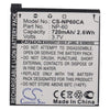 Casio Exilim Zoom EX-Z80GN Battery